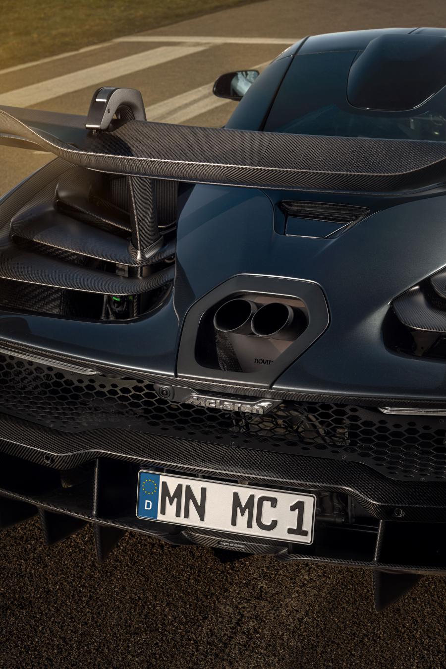 Детали экстерьера McLaren Senna by Novitec Rosso on Vossen Wheels 2020 года  (фото 9 из 14)